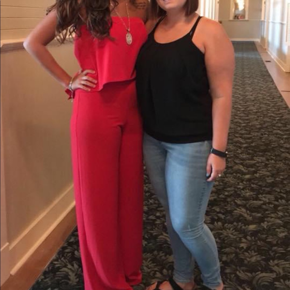 Red Jumpsuit - Picture 2 of 3